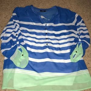 100% polyester thin, lightweight top